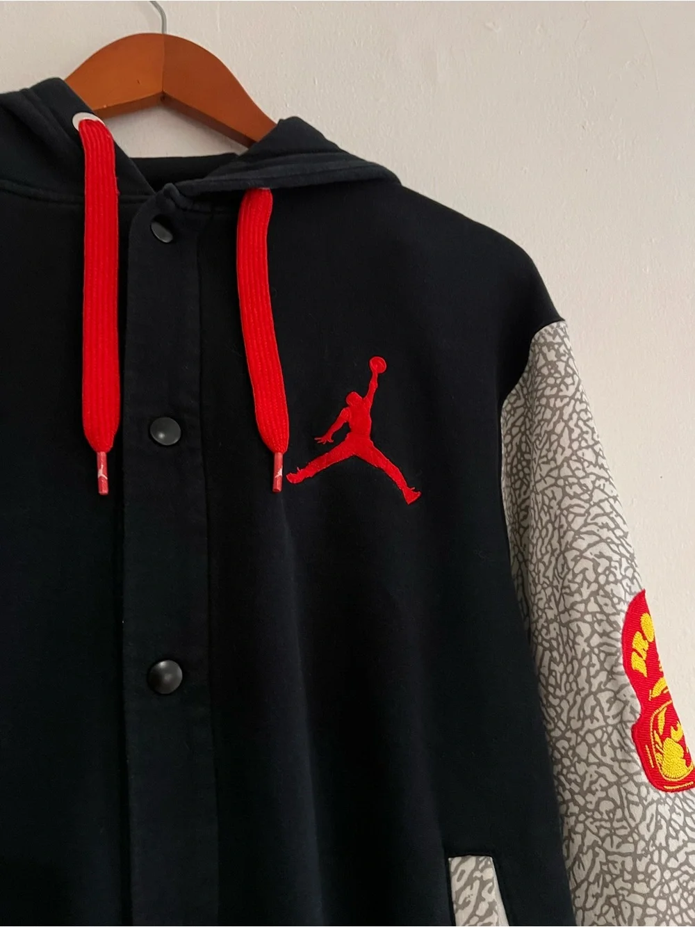 Vintage Nike Air Jordan Spike Lee Zip Up Hoodie Size Large Men’s Rare Patches